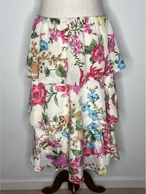 NWT True Destinations Women's Tropical Skirt Size Large